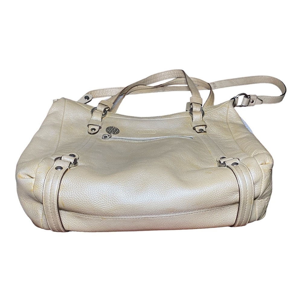 Coach Leather Shoulder Bag With Strap - Picture 8 of 14